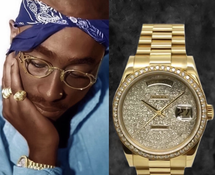 montre de luxe de Tupac