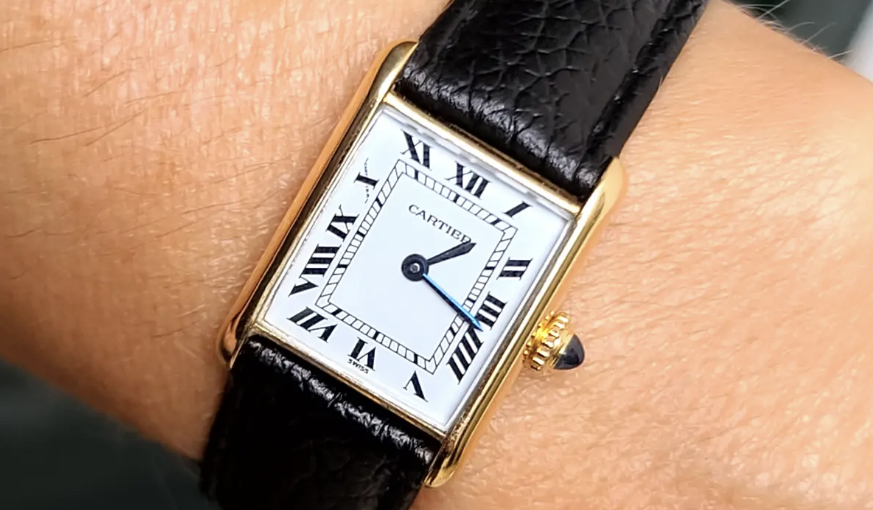 montre luxe tank de Cartier