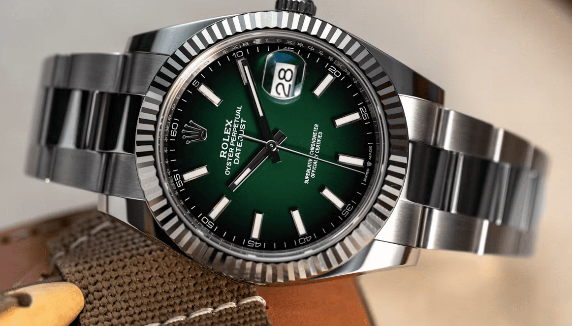 Rolex Datejust 36 au cadran laqué vert ombré : pourquoi ce format règne toujours